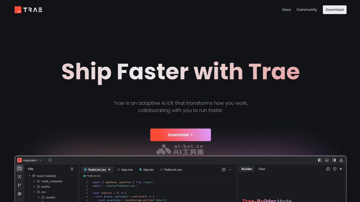 Trae – 字节推出的免费AI编程工具，基于Claude和DeepSeek | AI工具集